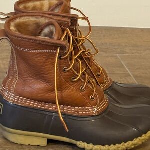 LLBean Boots Sherling lined